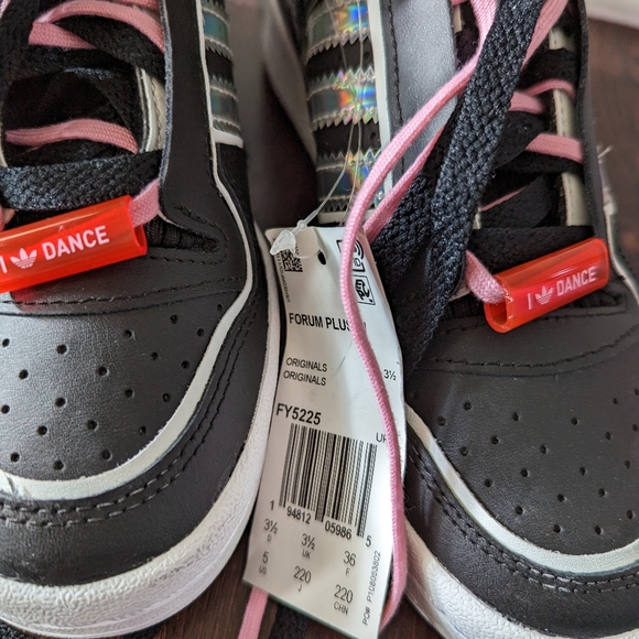 Adidas Forum Plus, "I Love Dance" size 5 NEW - Picture 3 of 6